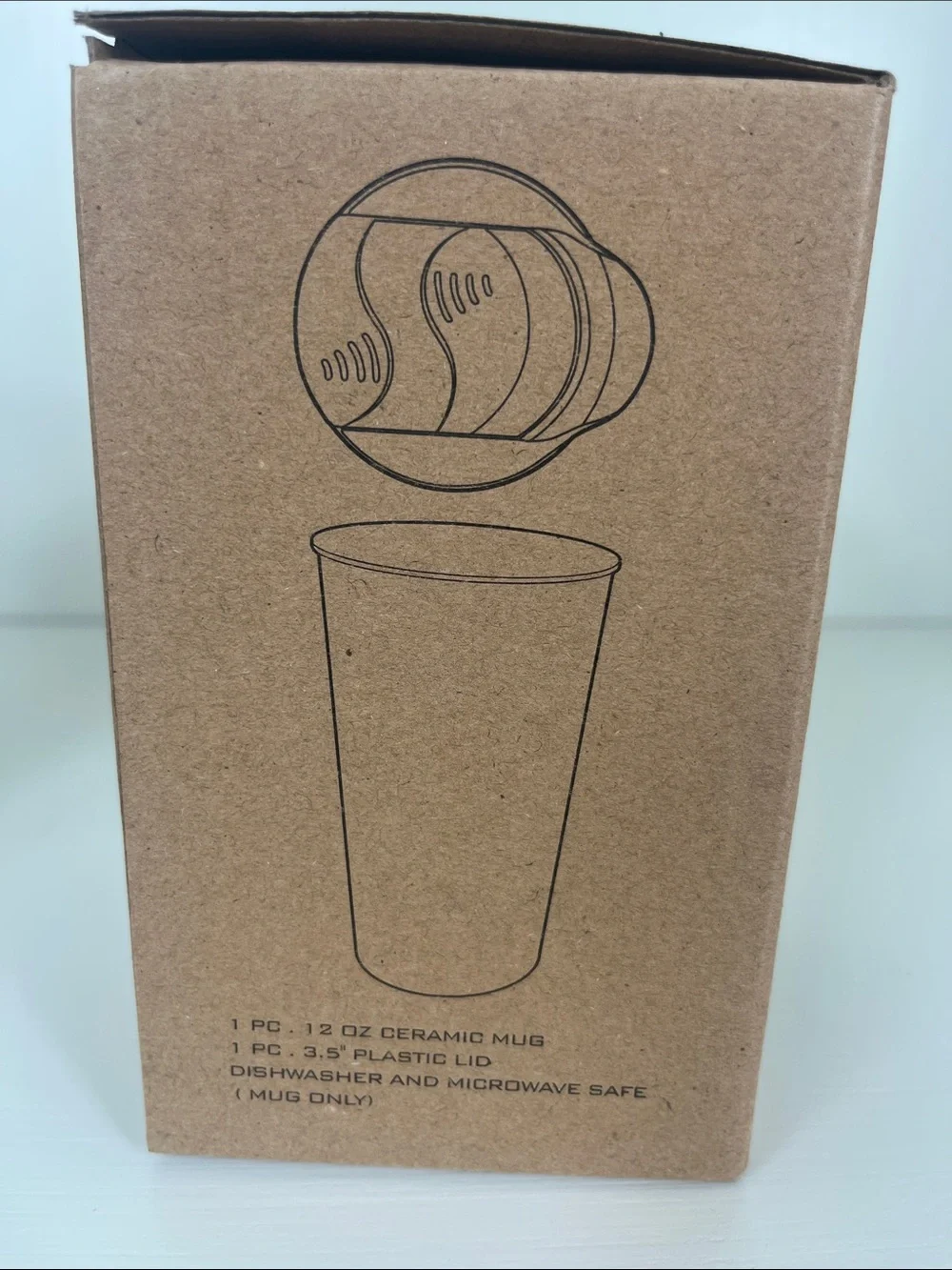12 Oz. Double Wall Ceramic Tumbler Mug